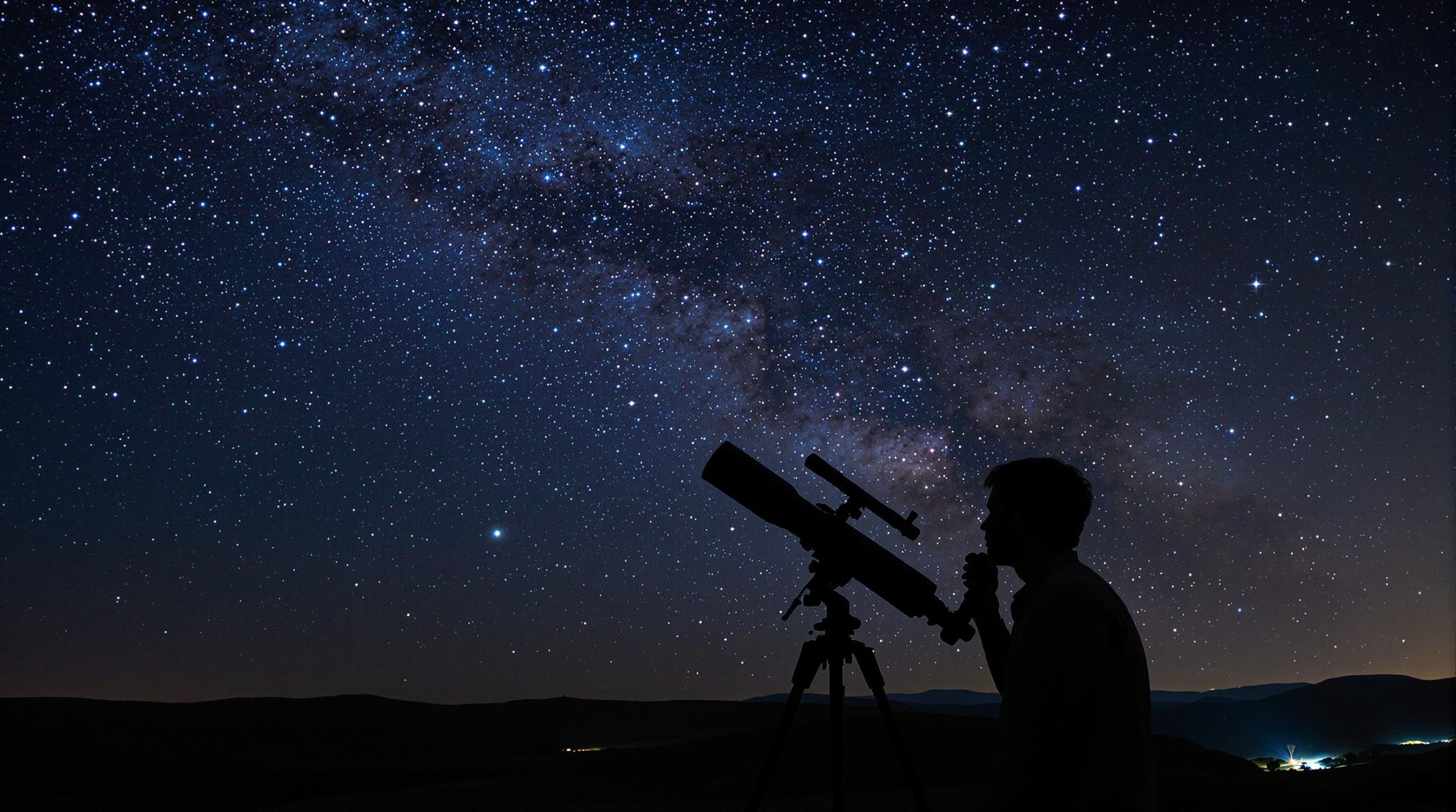 Télescope Skywatcher 150/750 sous un ciel étoilé