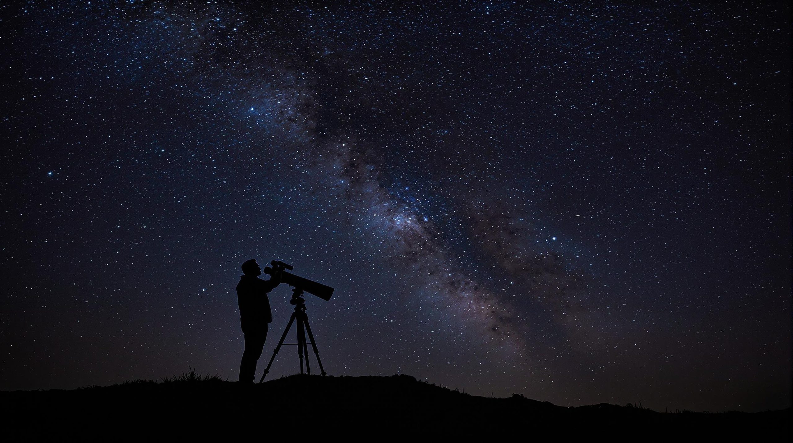 Observation astronomique avec un oculaire à grand champ