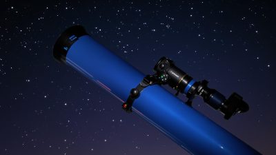 Télescope avec appareil photo attaché