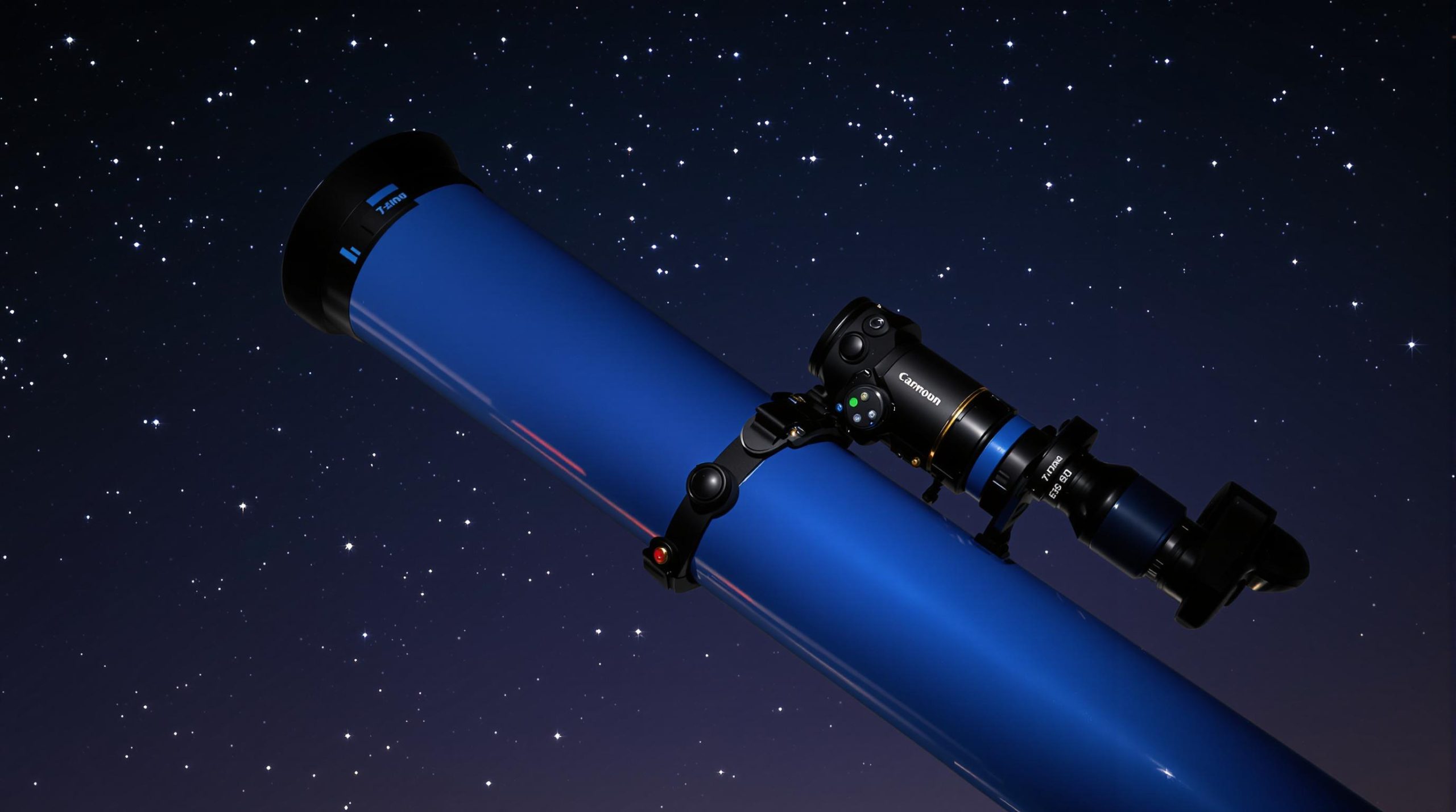 Télescope avec appareil photo attaché