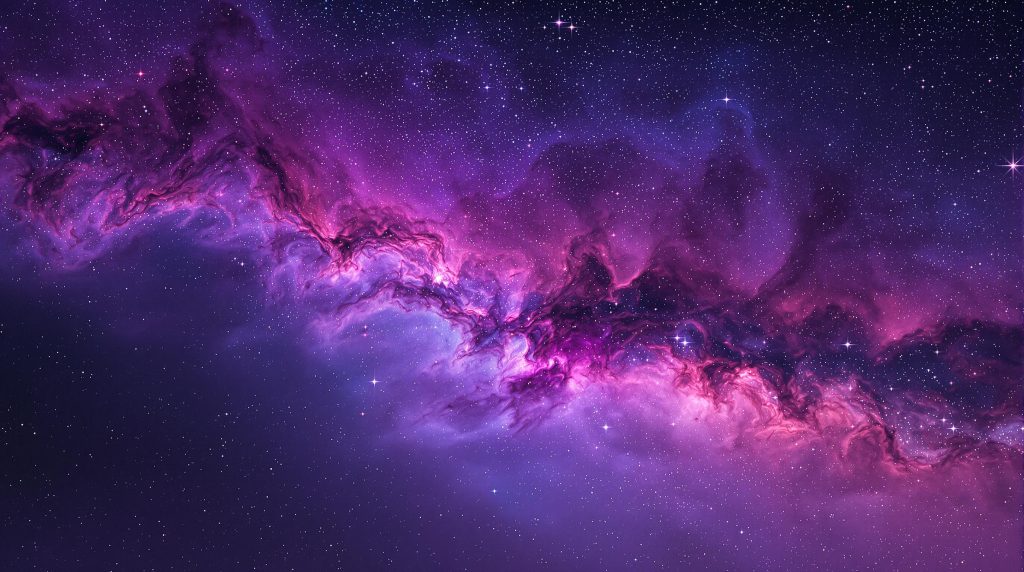 Astrophotographie mobile d'une nébuleuse